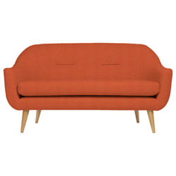 Content by Terence Conran Marlowe Small 2 Seater Sofa Rowan Orange